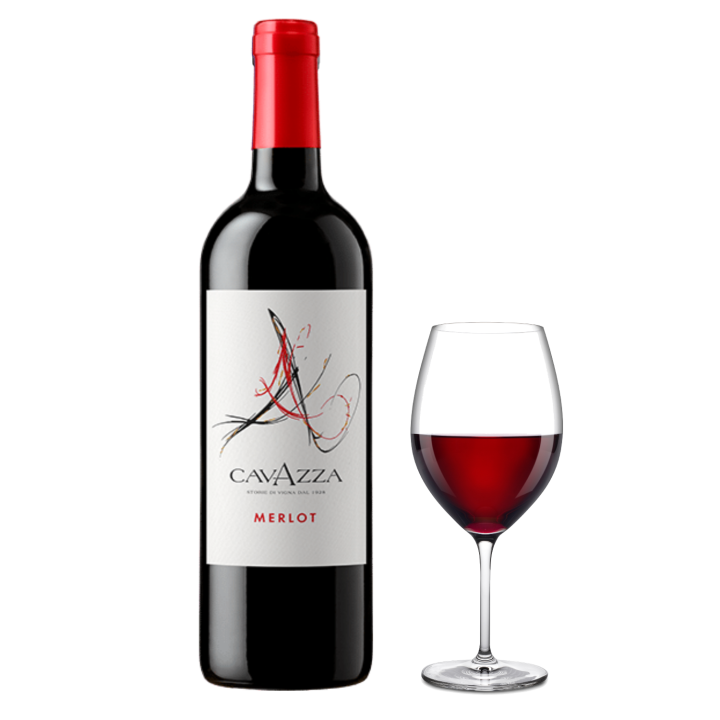 Découvrez notre vin rouge Merlot de la maison Cavazza